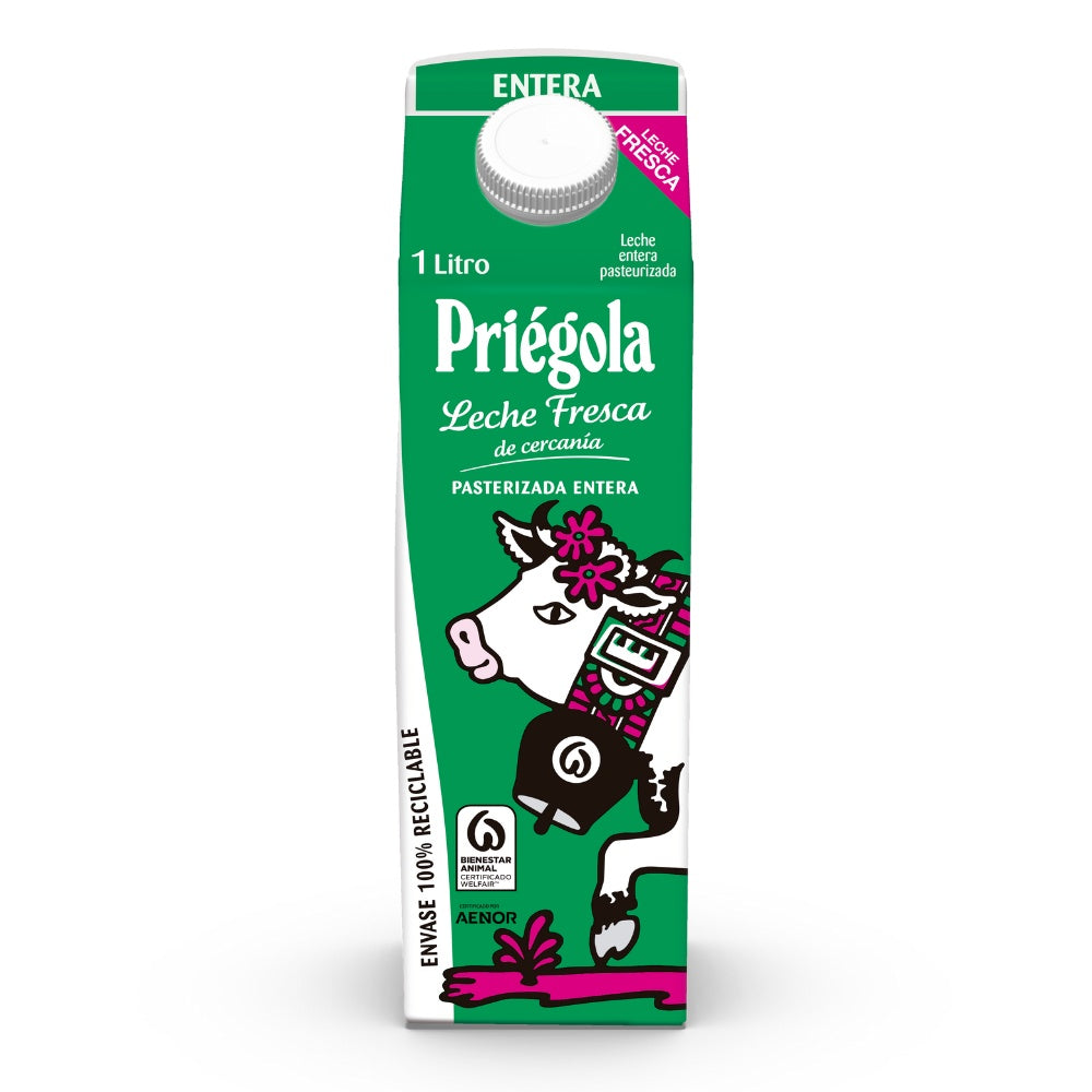 Leche Fresca Entera Priégola 1L