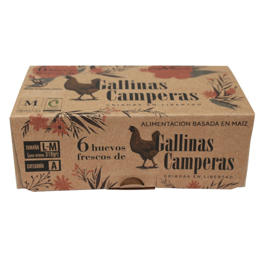 Huevos Frescos Camperos (Granja Villareal) 6 uds