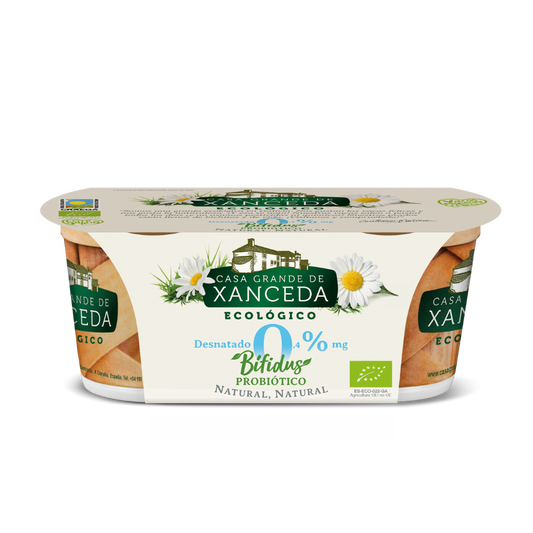 Yogur Ecológico Desnatado Natural | Pack de 2 x 125g