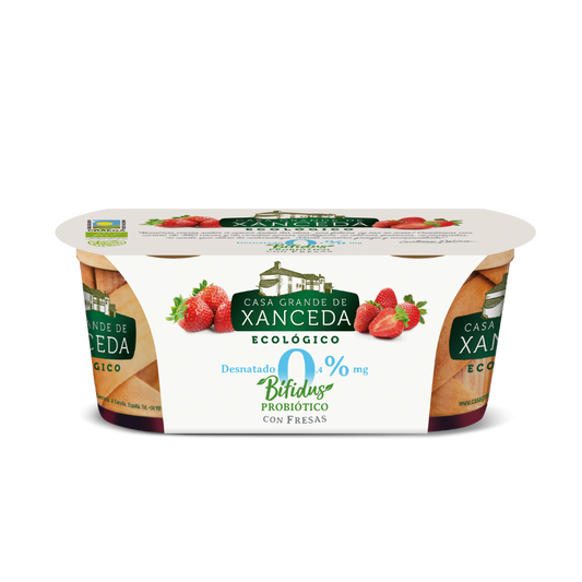 Yogur Bifidus Ecológico Fresa | Pack de 2 x 125g