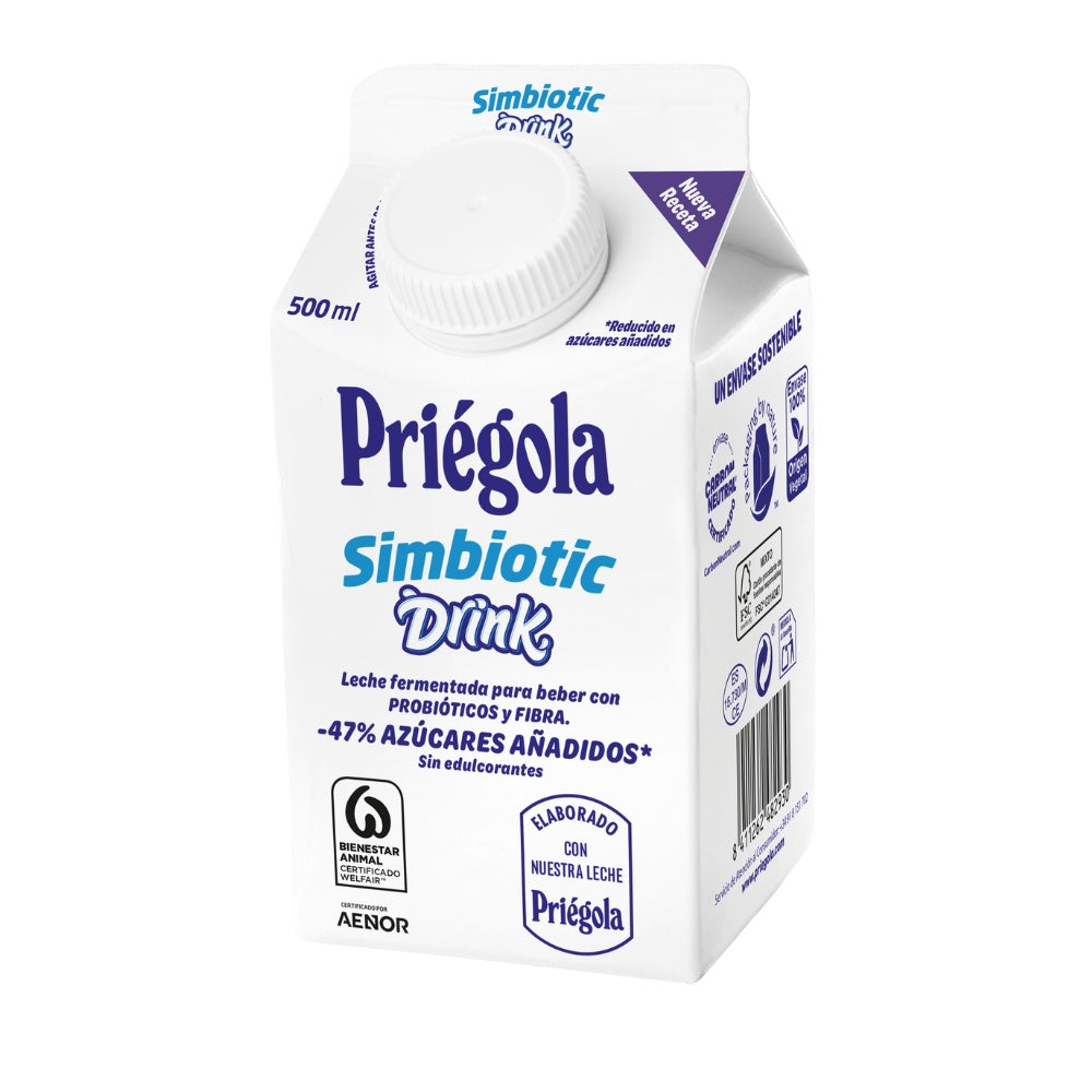 Leche Fermentada Priégola Simbiotic Drink 500ml