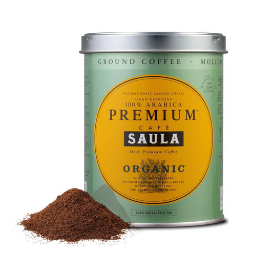 Café Saula. Gran Espresso Premium Ecológico Blend Molido